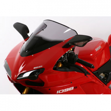 MRA 4025066113828 Double-Bubble Racing Windshield for Ducati 1098/R/S & 1198/R/S